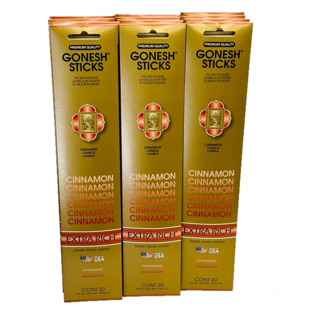 Cinnamon 20sticks X 12pk set (Total 240sticks) GONESH インセンス スティック