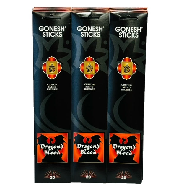 Dragon's Blood - Custom Blend 20sticks X 12pk set (Total 240sticks) GONESH インセンス スティック