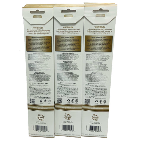 White Musk Bliss Collection 20sticks X 12pk set (Total 240sticks) GONESH インセンス スティック