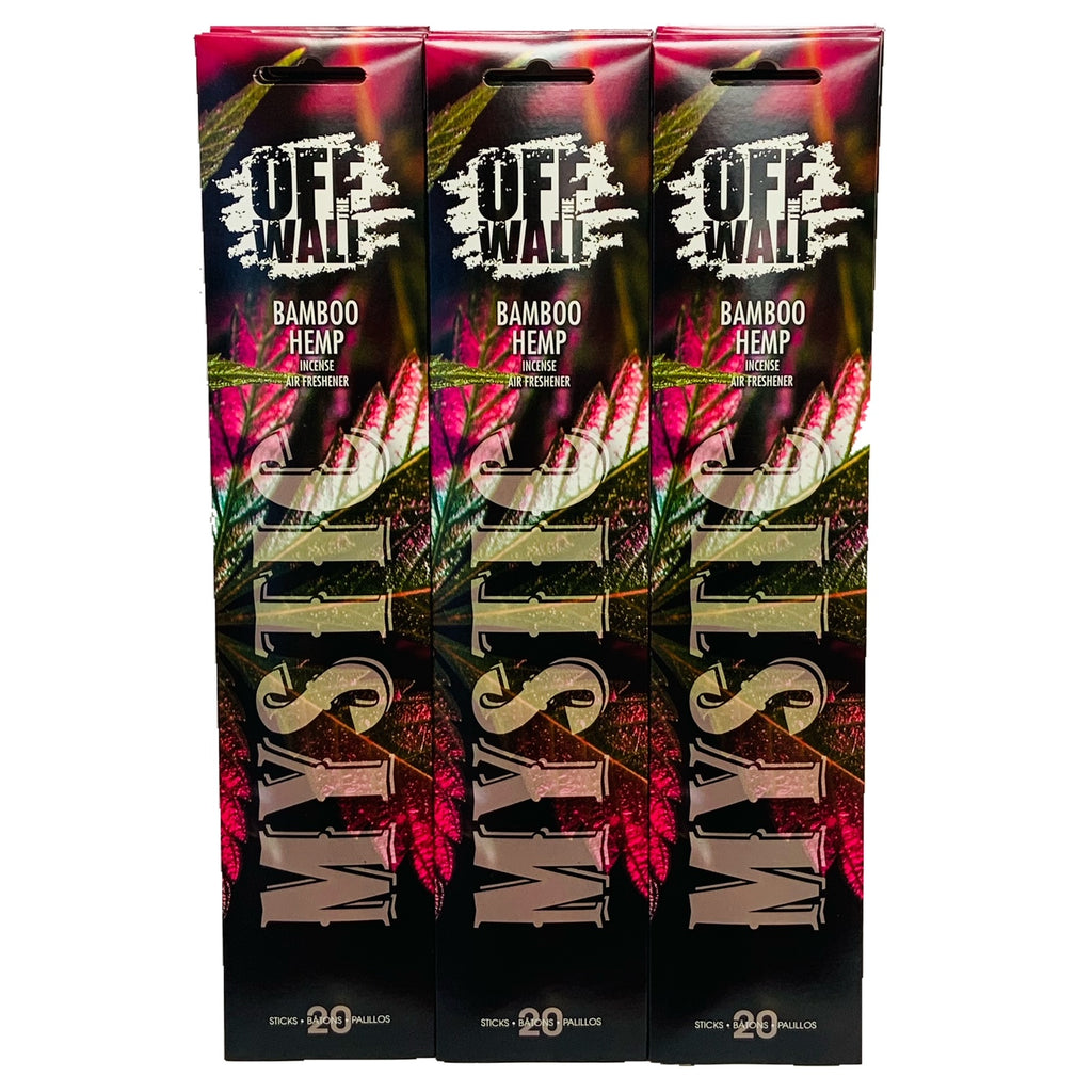 Off The Wall Bamboo Hemp 20sticks X 12pk set (Total 240sticks) GONESH インセンス スティック