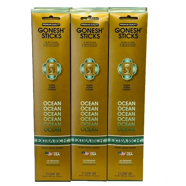 Ocean 20sticks X 12pk set (Total 240sticks) GONESH インセンス スティック
