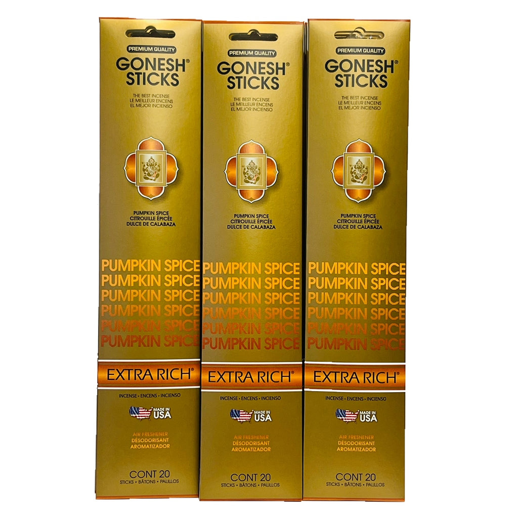Pumpkin Spice20sticks X 12pk set (Total 240sticks) GONESH インセンス スティック