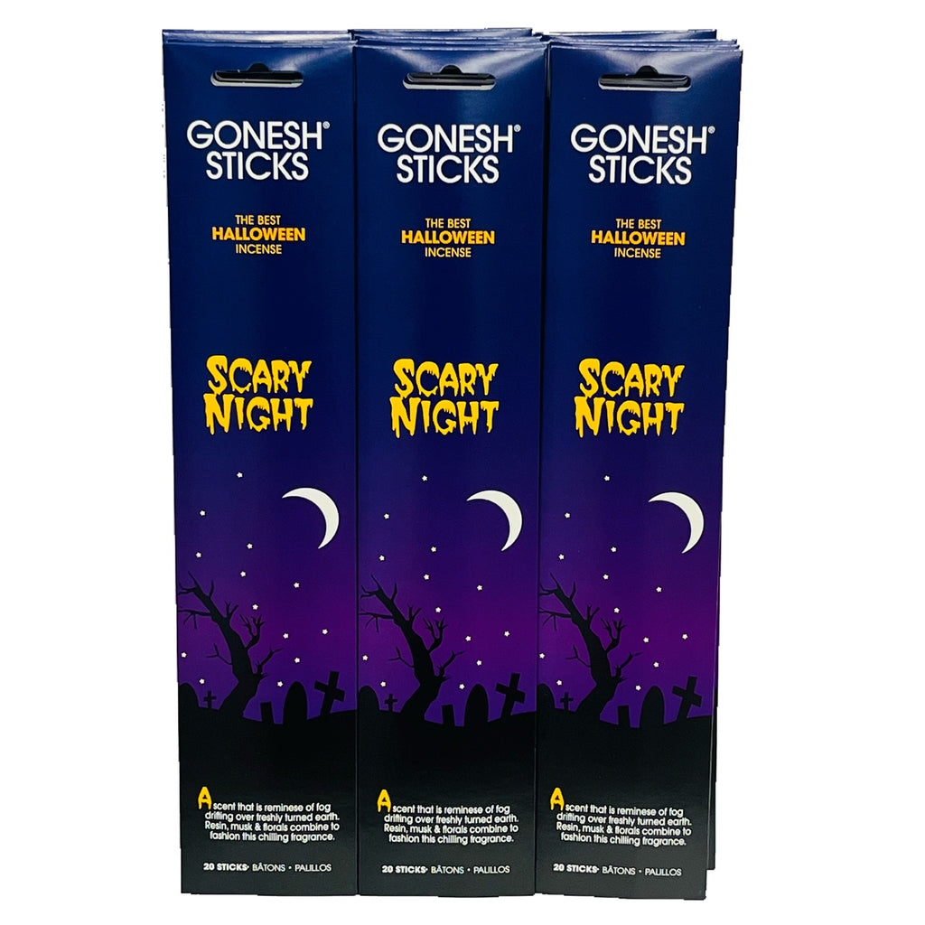Halloween Scary Night 20sticks X 12pk set (Total 240sticks) GONESH インセンス スティック