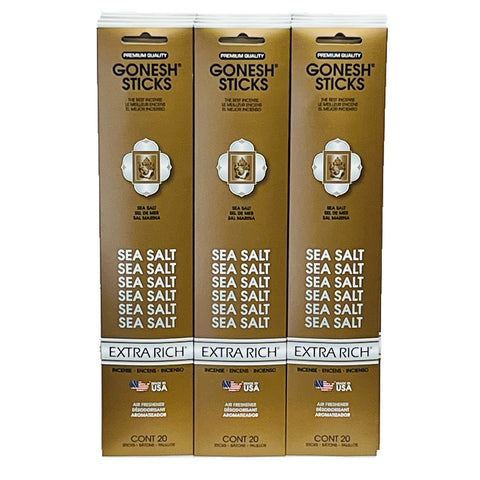 GONESH Sea salt 12 Pack (240 Sticks)