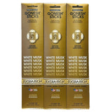 White Musk - Gold Package - 20sticks X 12pk set (Total 240sticks) GONESH インセンス スティック