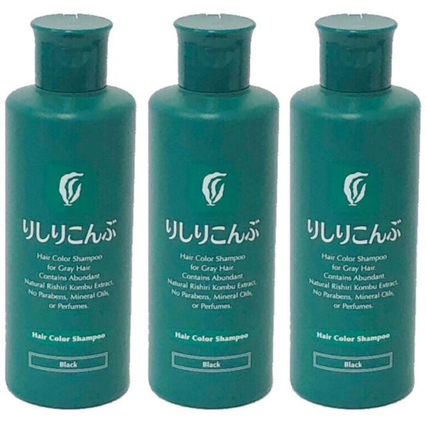 Rishiri Color Shampoo 200ml Set of 3 (Dark Brown) – Goods Of