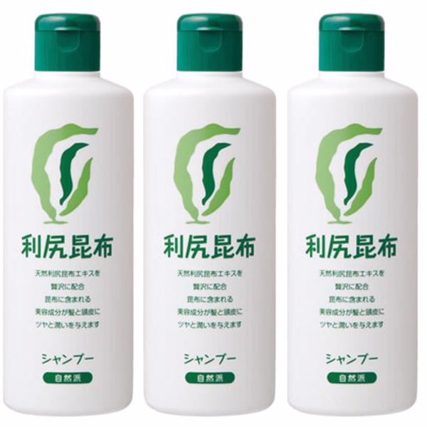 kame。リシャンプー×3 無添加 シャンプー デラックス Rishiri Shampoo DX 300ml 利尻