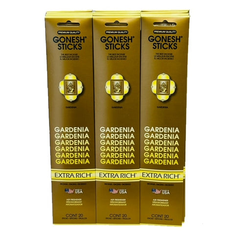Gardenia 20sticks X 12pk set (Total 240sticks) GONESH インセンス スティック