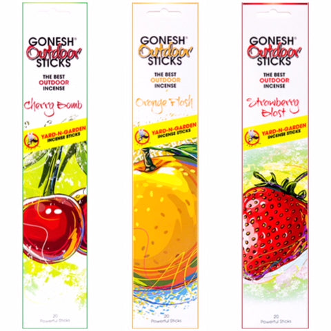 Citronella Outdoors Set 20sticks X 12pk set (Total 240sticks) GONESH