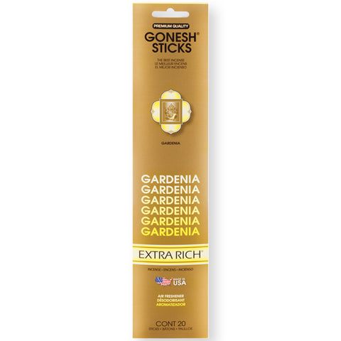 Gardenia 20sticks X 12pk set (Total 240sticks) GONESH インセンス スティック