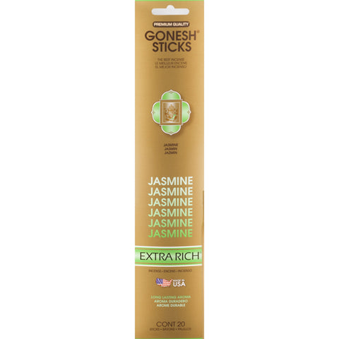 Jasmine 20 Sticks X 12 Pk (240 Sticks) Gonesh Incense