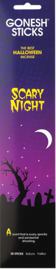 Halloween Scary Night 20本 X 12袋セット (240本) GONESH インセンス スティック