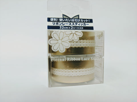 ネイル リボンレーススティッカー　リップ　Ribbon 03 Dear Laura