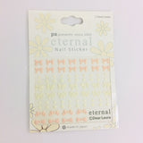 Nail Sticker [Ribbon White Pink] pa46 by Dear Laura